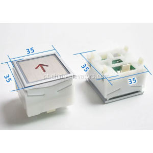 Botão de push da280 35*35mm para elevadores de Thyssenkrupp